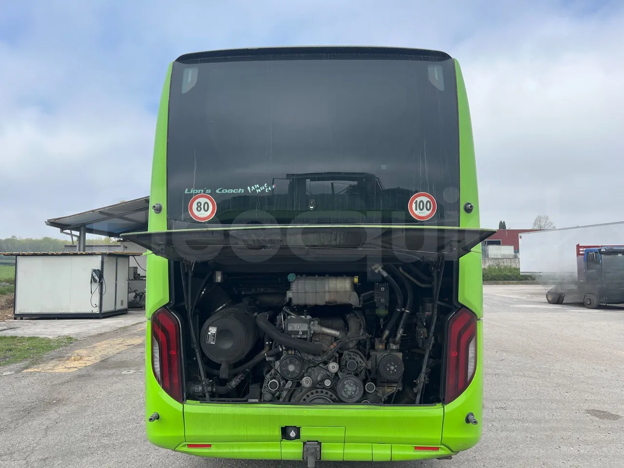 Man Lion's Coach C Joacb - Euro6 - 338kW - 13.100mt - rear hatch open