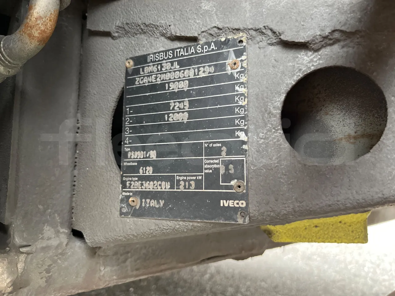 Irisbus Citelis PS09D1 PS09D1-98  - Euro5 - 213kW - 11.990mt - vehicle plate photo