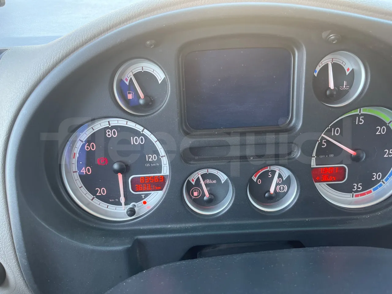 Daf Truck N.V. Calliope FA LF 45 - EUR5 - 151.40kW - 10.160m - dashboard lights on