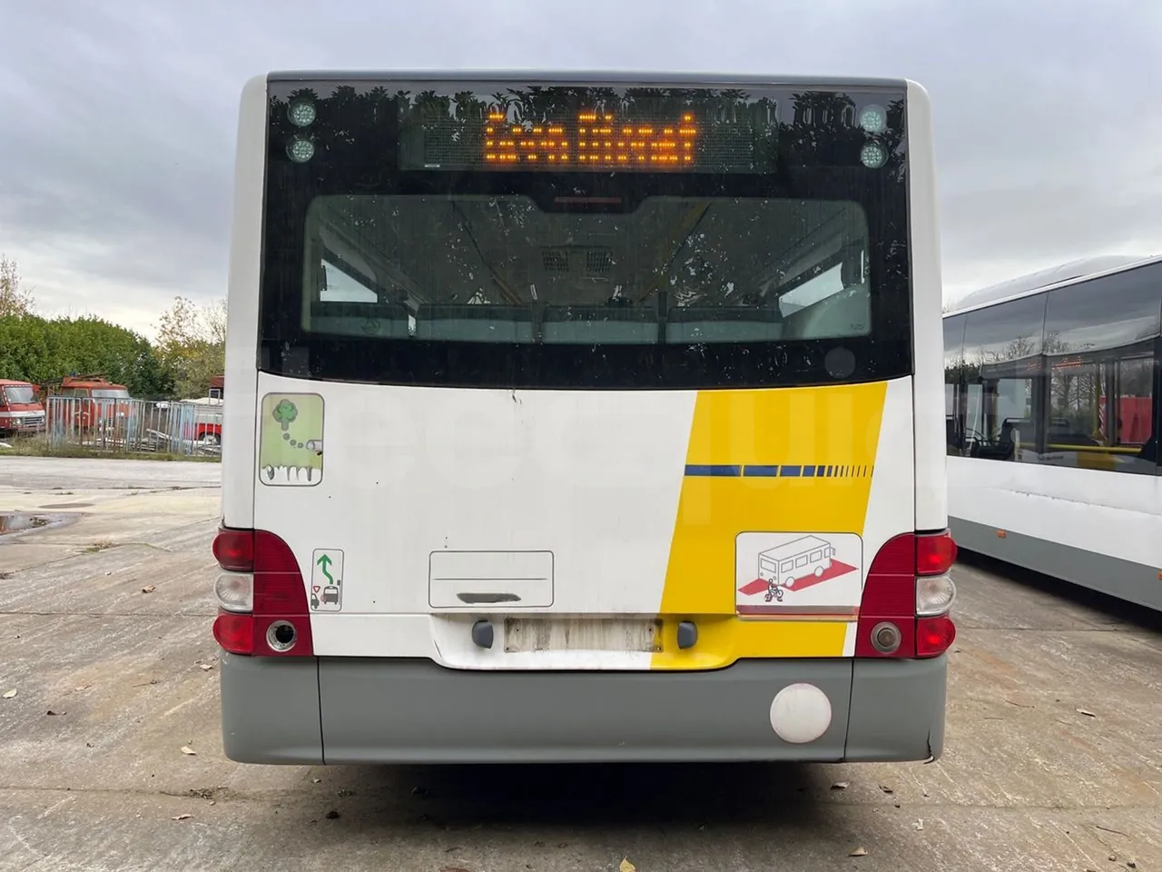 Man Lion's City A21 - EUR5 - 206kW - 11.980m - rear hatch closed