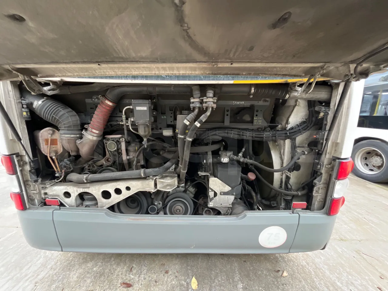 Man Lion's City A21 - EUR5 - 206kW - 11.980m - rear hatch open