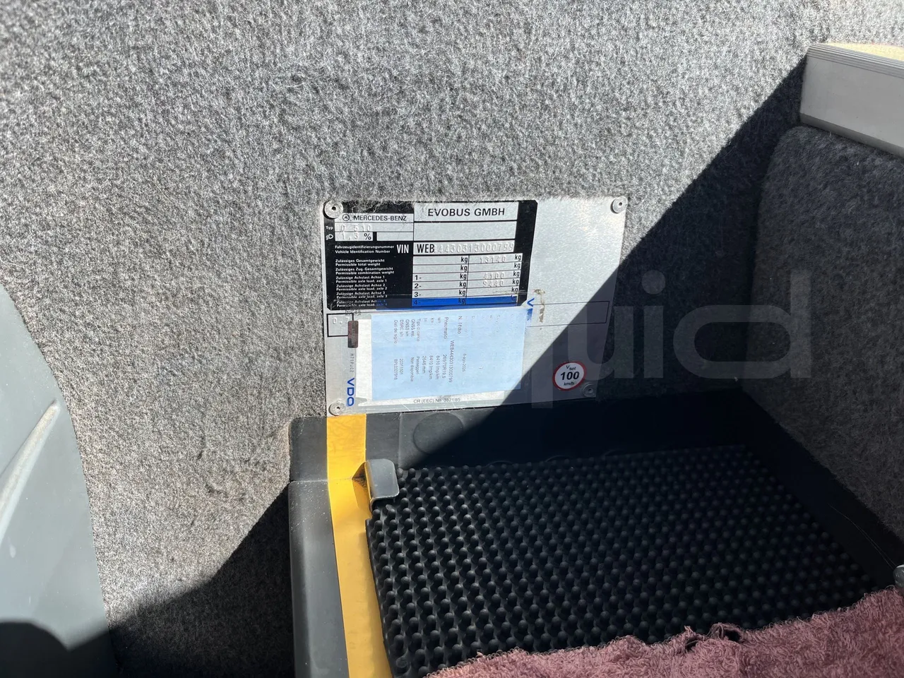 Mercedes-Benz Tourino - Vehicle Plate
