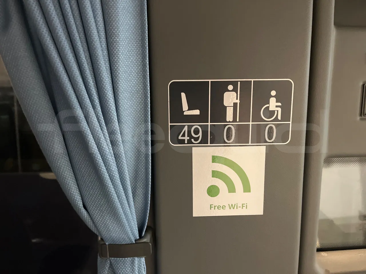 Mercedes-Benz Tourismo 632 01 - Euro6 - 315kW - 12.140mt - seat plate photo