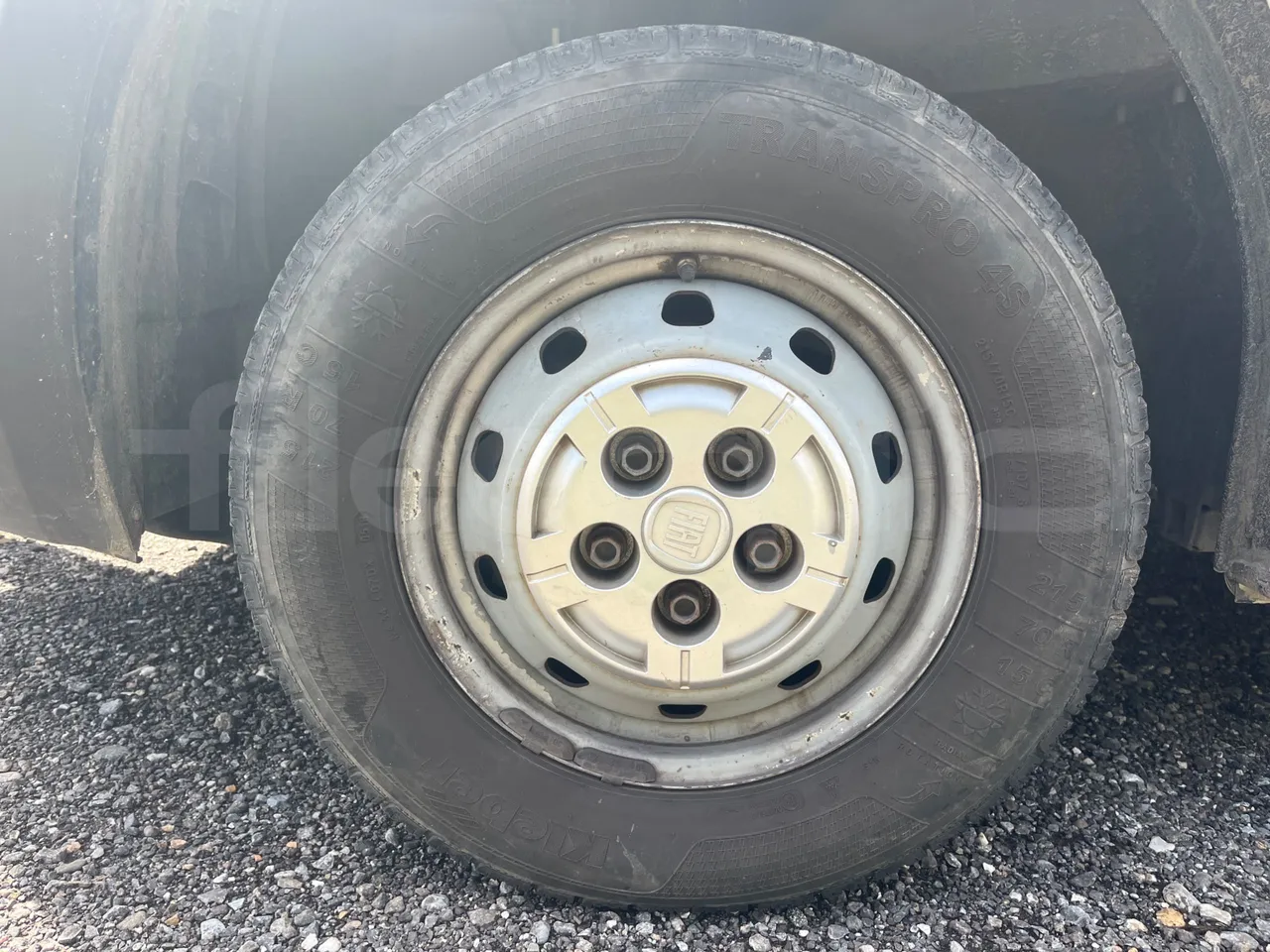 Fiat Ducato 250 - EUR6 - 110kW - 4.963m - front left tire measurements