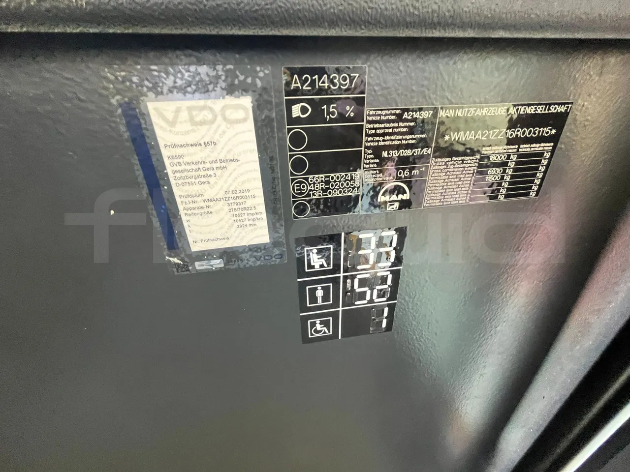 Man Lion's City A21/ Euro 4 - 228Kw - 11,950 Mt - roof hatch 1