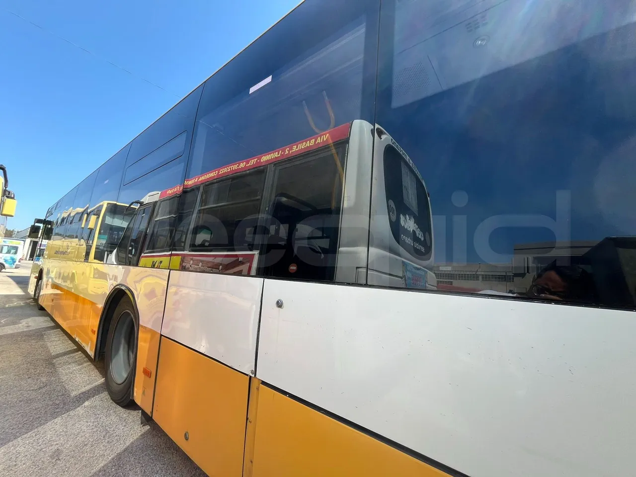 Man Lion's City A21/ Euro 4 - 228Kw - 11,950 Mt - rear hatch open (mandatory  for bus to scrap)