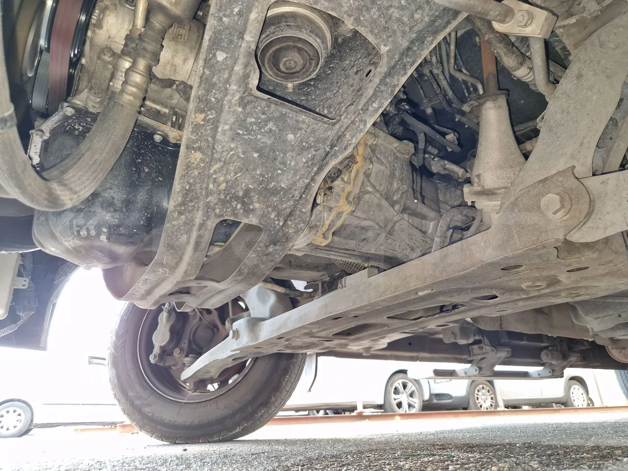 Ford Transit FBD - front axle left side