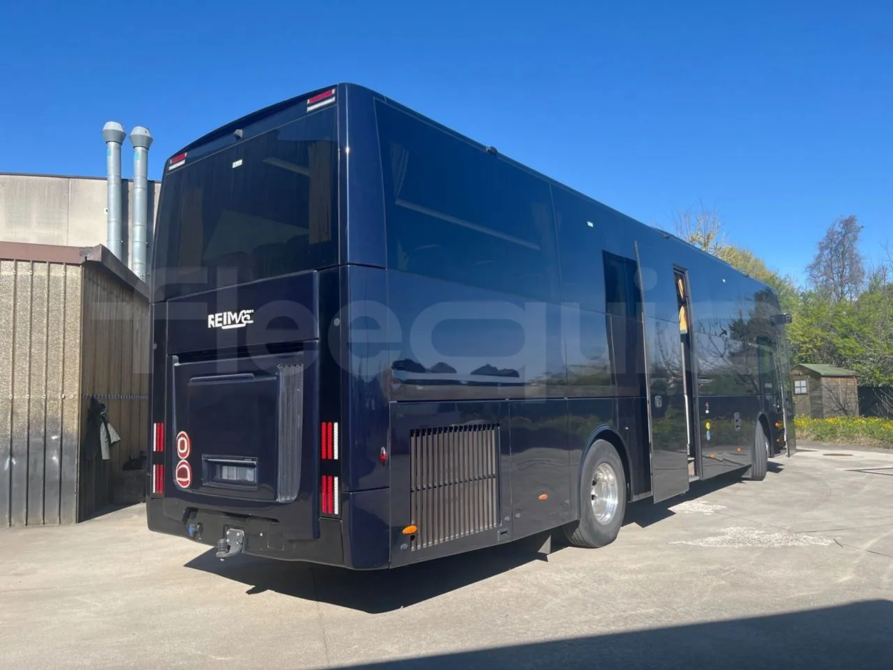 Van Hool EX15 HIGH - Euro6 - 330kW - 12.480mt - 3/4 right rear doors open