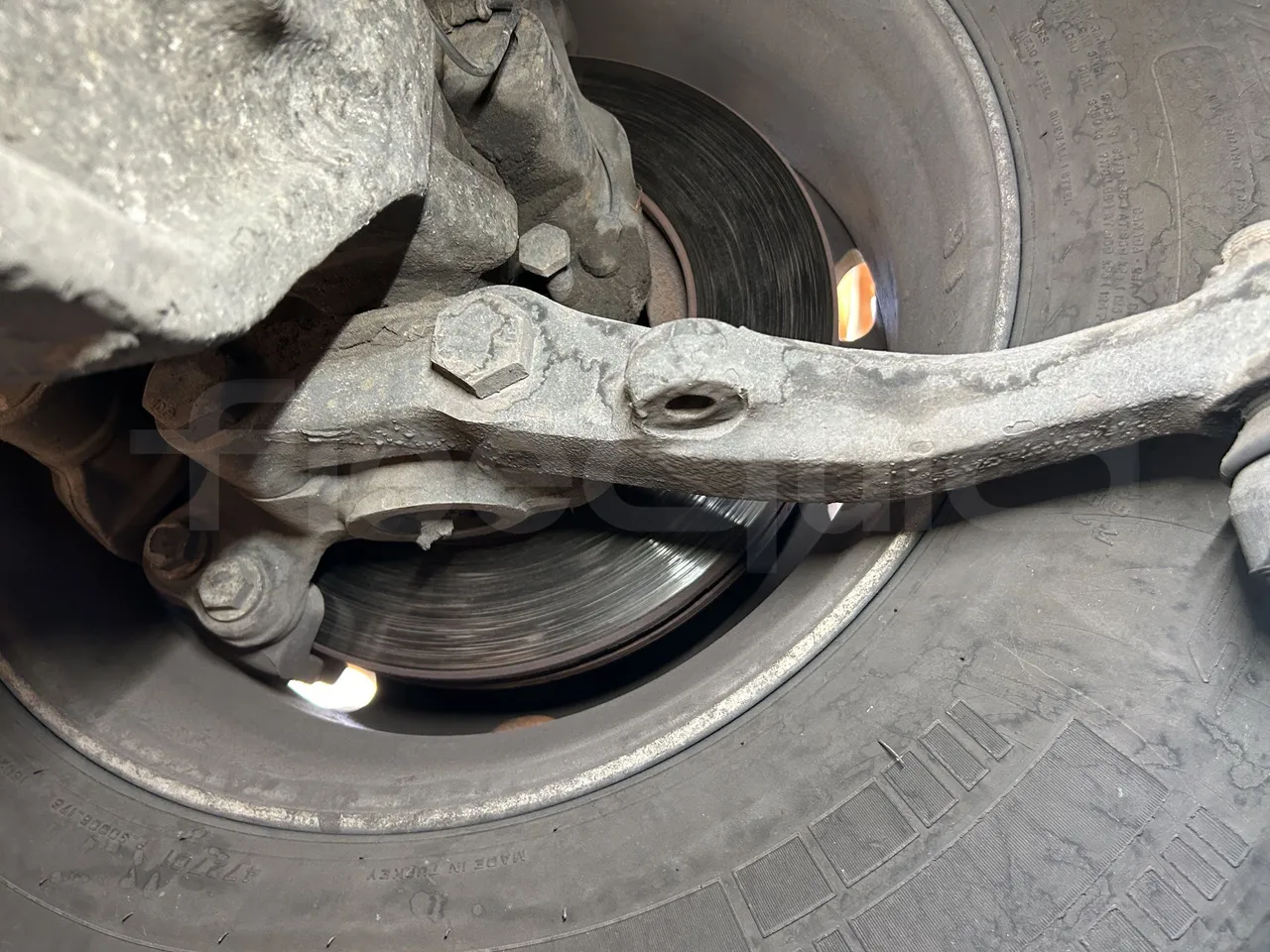 Setra S415 - Third Axle Discs Left Side