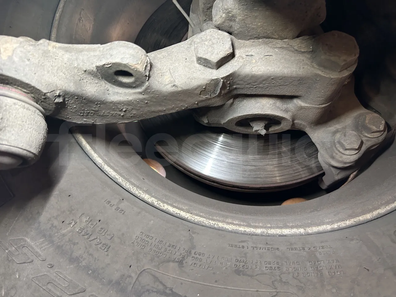Setra S415 - Third Axle Discs Right Side