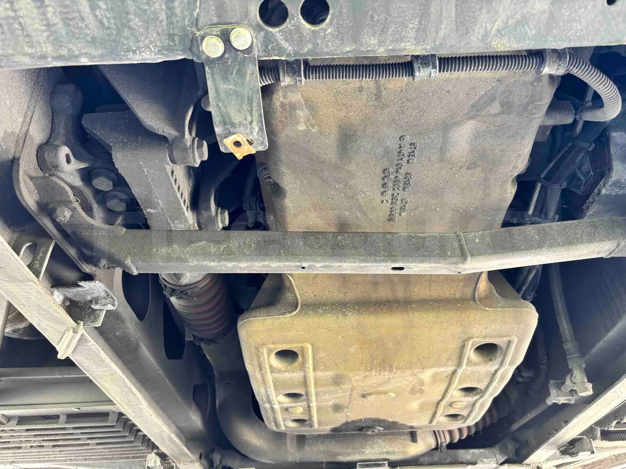 Setra S531 - engine without protection