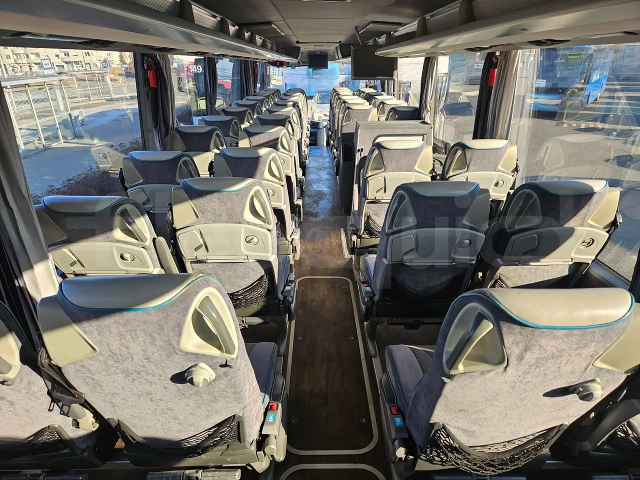 Setra S416 GT-HD/2 - EUR5 - 315kW - 13.020m - forward view all seats last row height