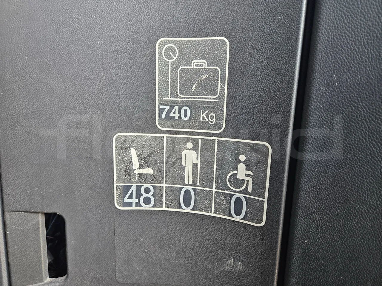 Setra S416 GT-HD/2 - EUR5 - 315kW - 13.020m - seat plate photo