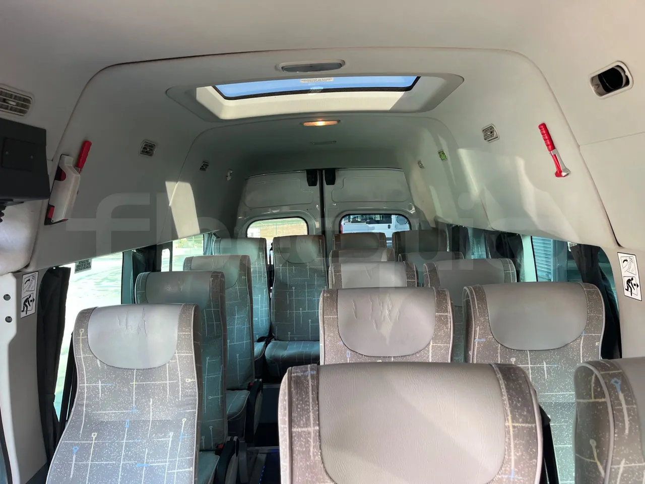 Ford Transit FBD -  Euro6 - 114kW - 6.704mt - interior reverse seats driver height