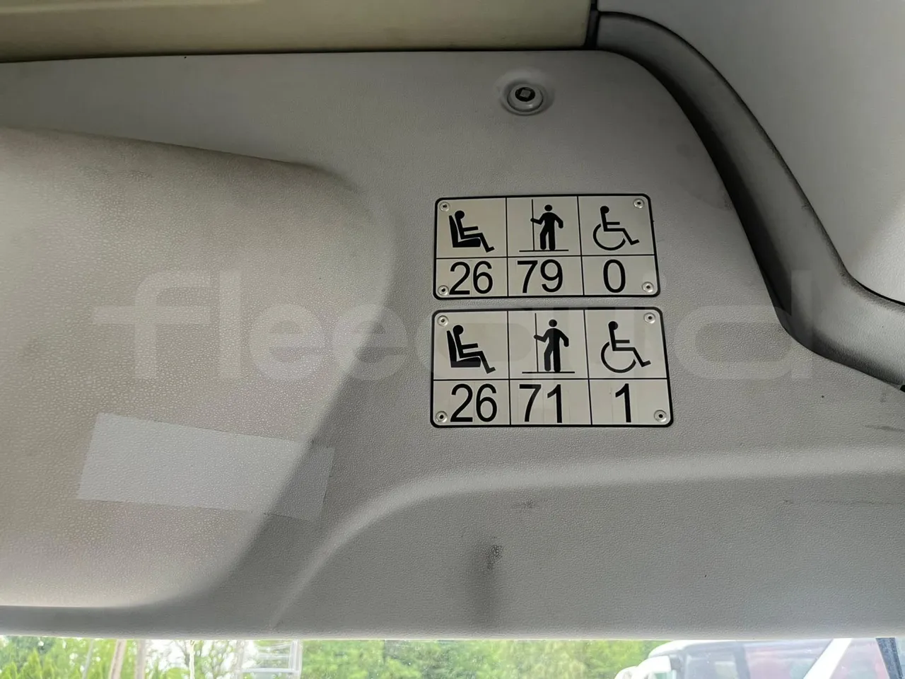 Mercedes-Benz Citaro EUR5 - 210kW - seat plate photo