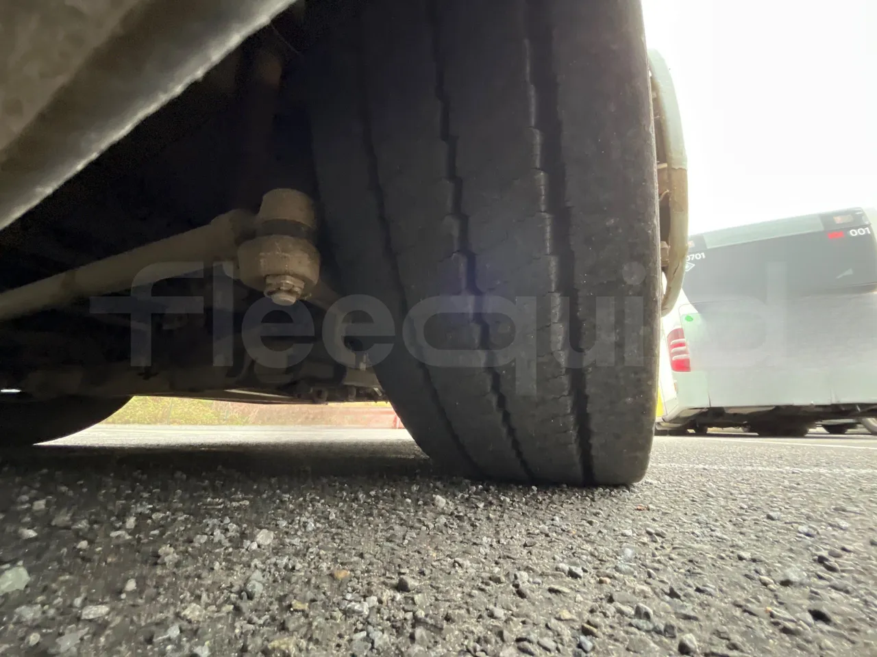 Van Hool 600 600/2 -EUR3 - 206kW-11.6m - tread condition third axle tires left