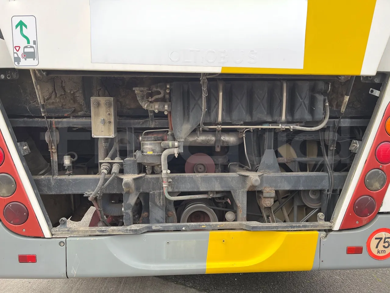 Van Hool 600 600/2 -EUR3 - 206kW-11.6m - rear hatch open