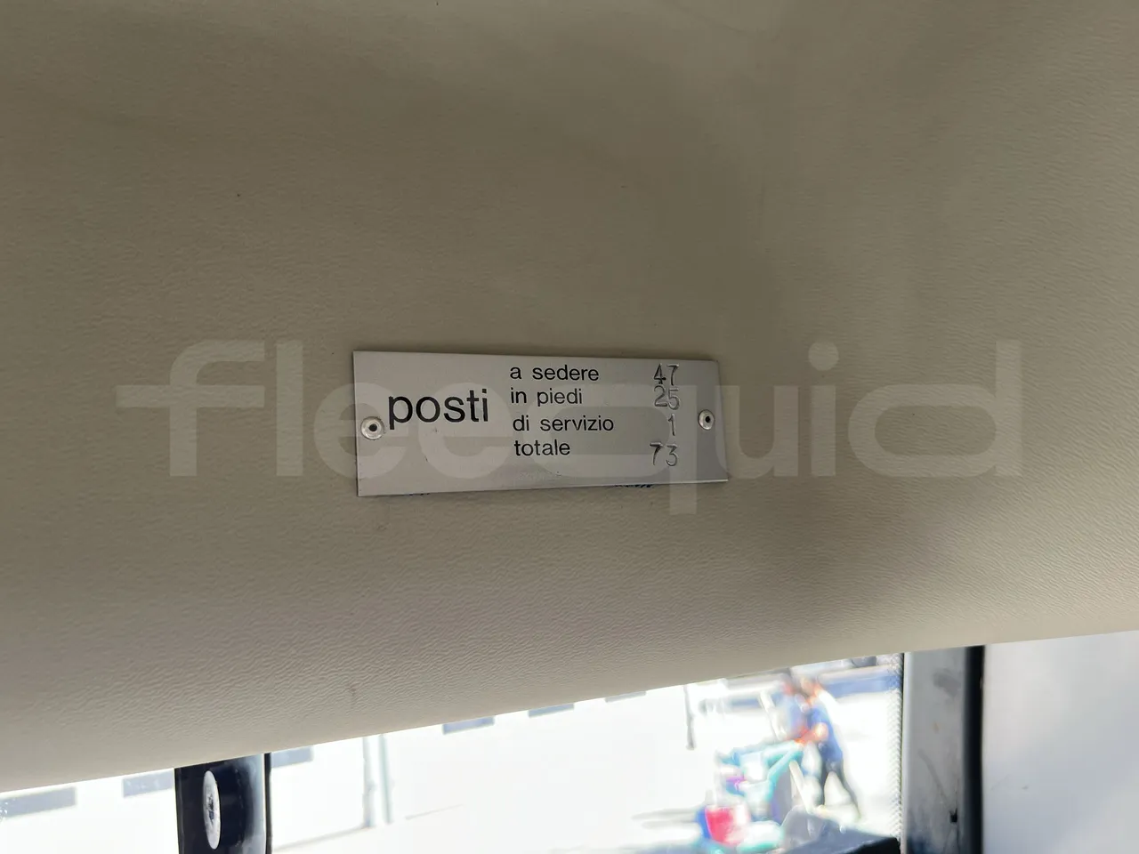 Scania De Simon - Seats Plate