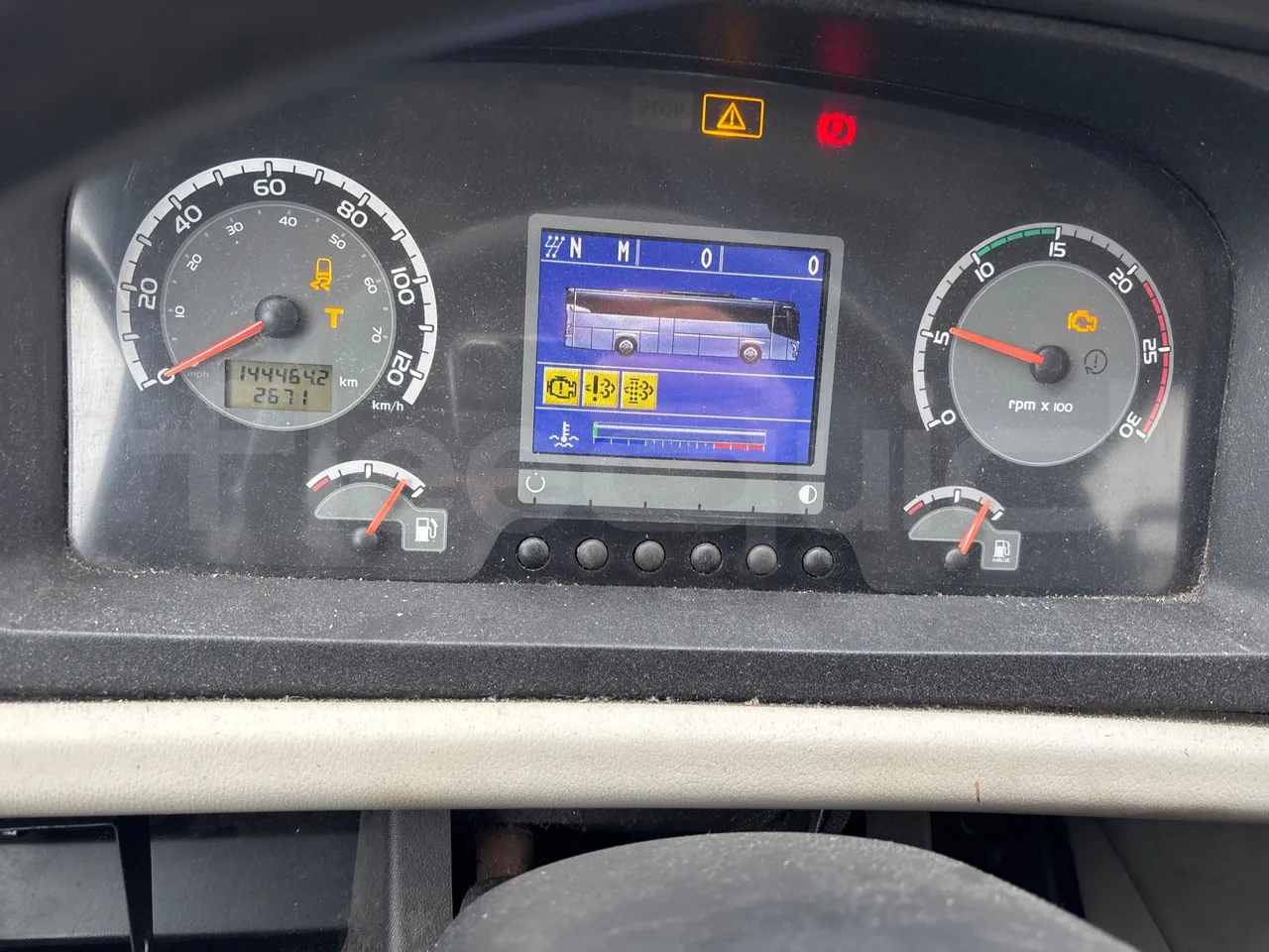 Vdl Futura FHD2 - Euro6 - 271kW - 12.870mt - dashboard lights on