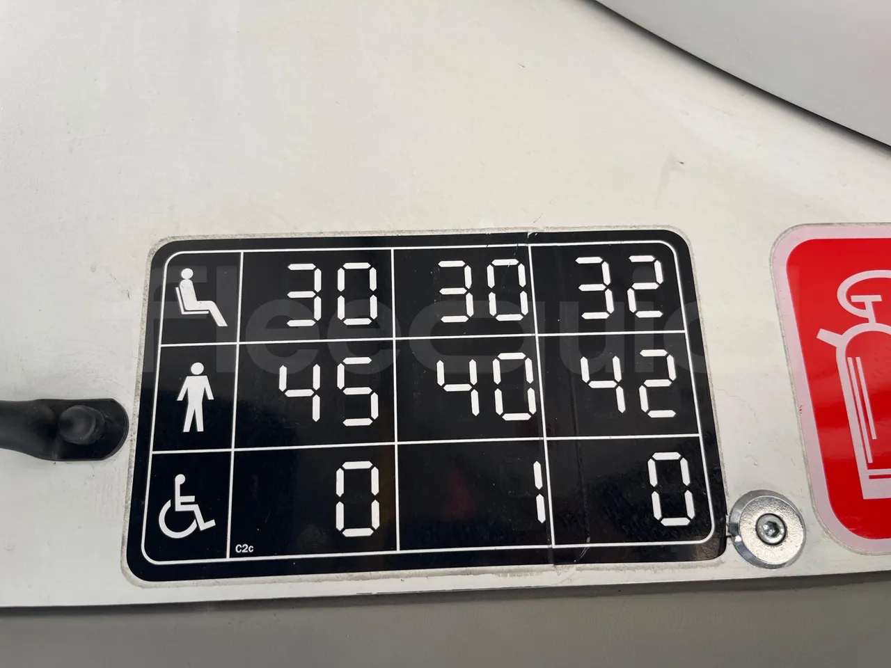 Solaris Urbino 12 - Euro6 - 240kW - 12mt - seat plate photo