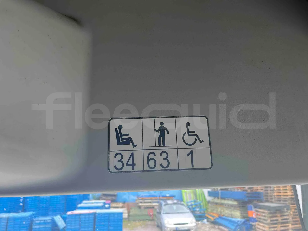 Mercedes-Benz Citaro - seat plate photo