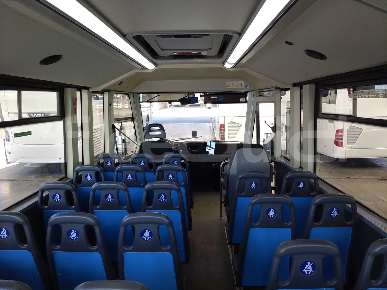 Iveco Indcar WGIVMY11 MOBI SCUOLABUS - EUR6 - 100Kw - 8,592m - forward view all seats last row height