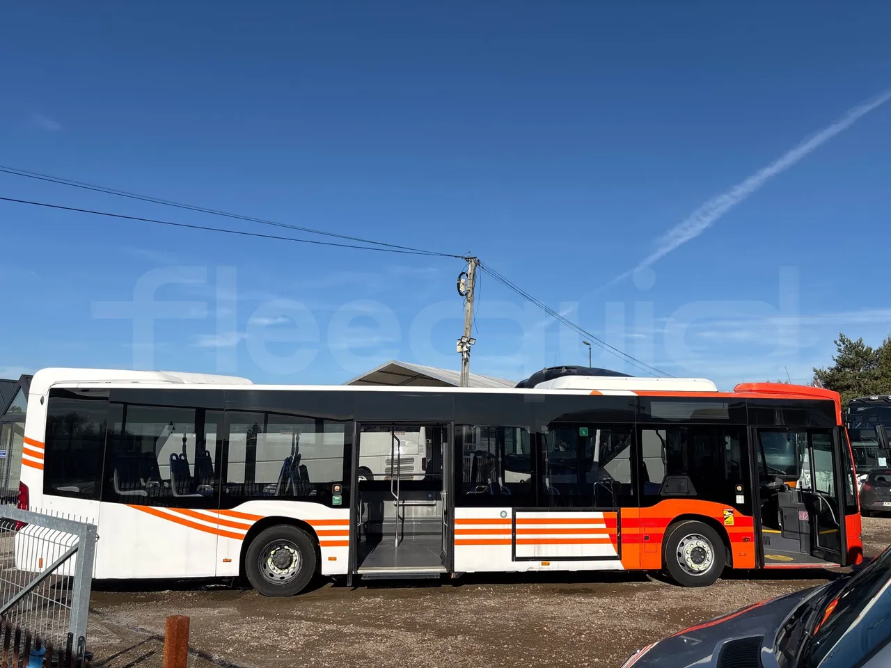 Mercedes-Benz Citaro 628 02 - Euro6 - 220kW - 12.135mt - right side doors open