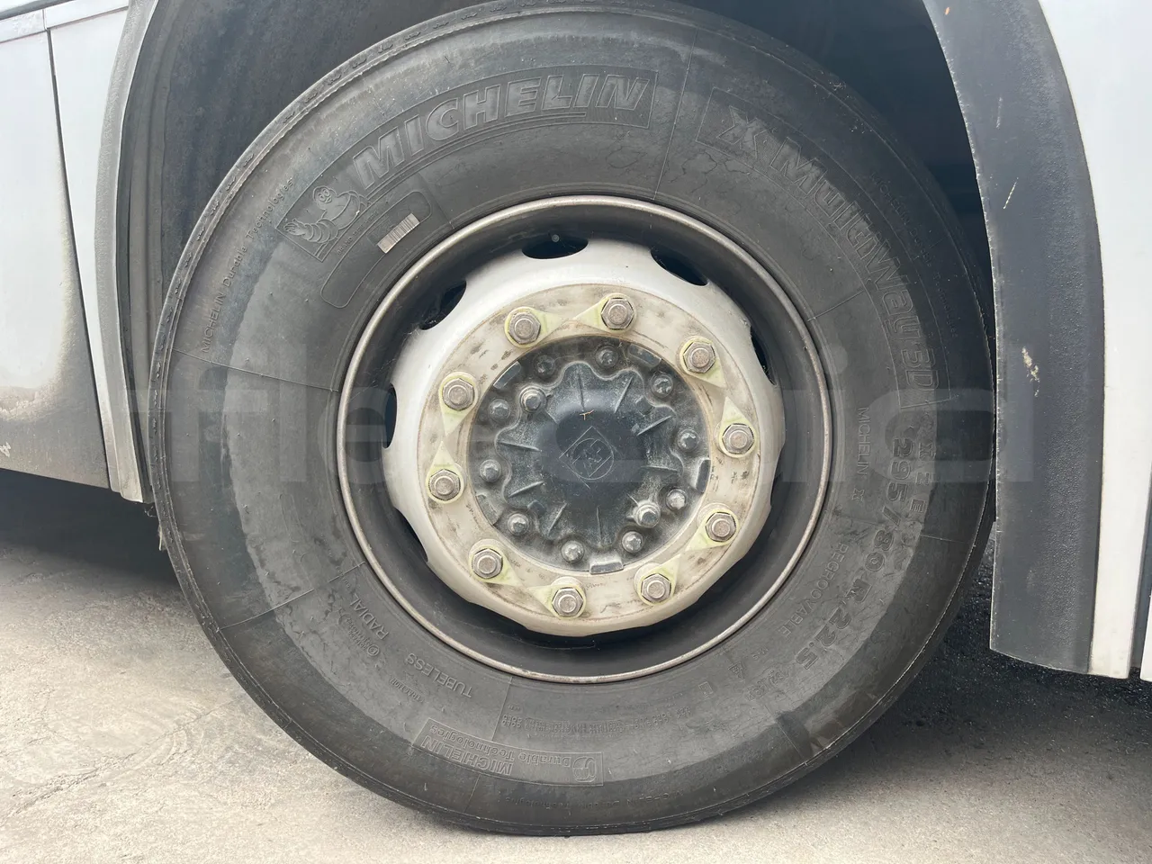 Temsa Tourmalin - Second Axle Left Side: Tyre Size