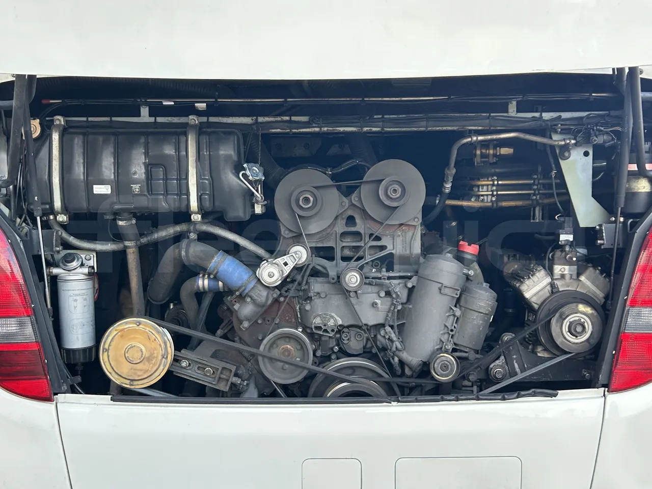 Setra S415 - Rear Hatch Open