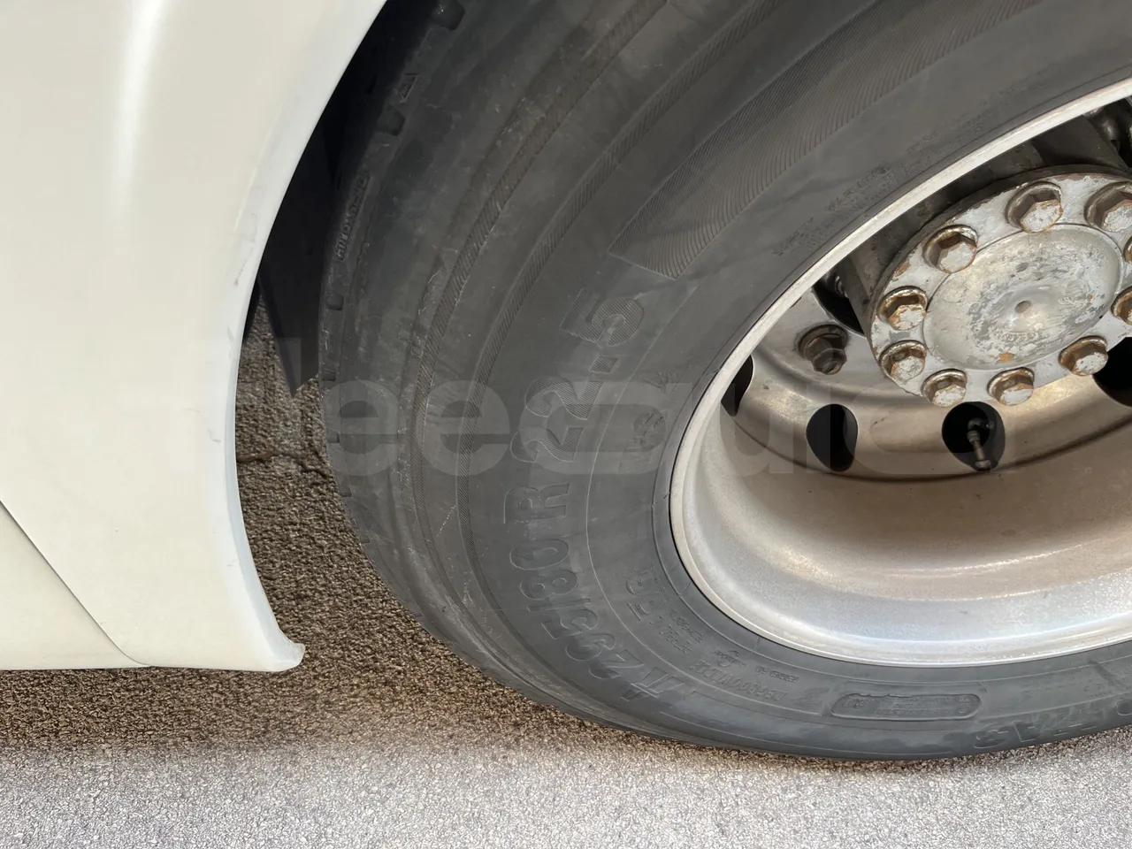 Setra S415 - Second Axle Left Side: Tyre Size