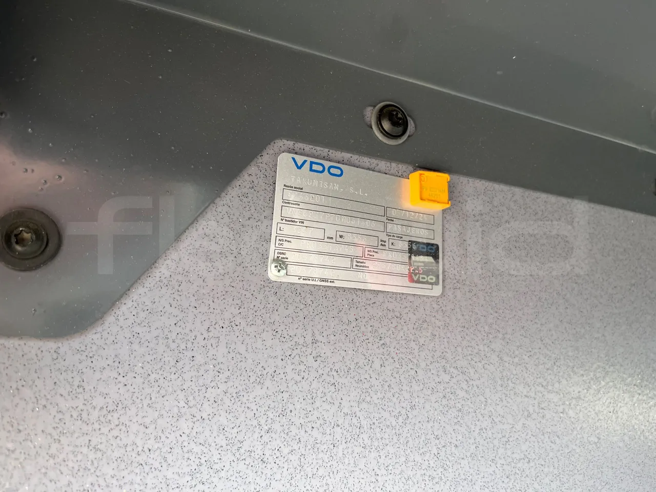 Iveco Crossway CBCWE3-00/ Euro 6 - 265 Kw - 12.962 Mt - vehicle plate photo