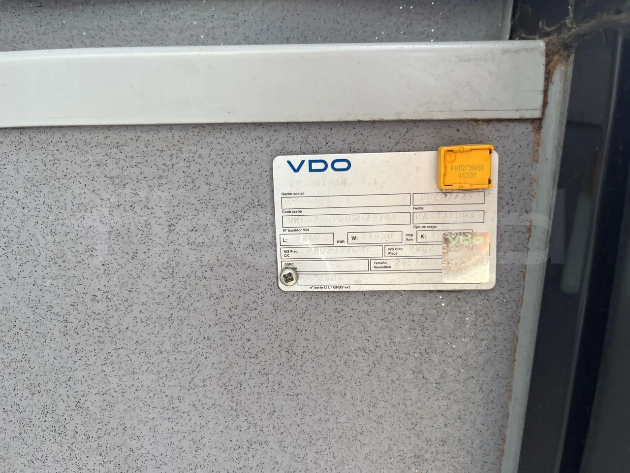 Iveco Crossway CBCW3-00/ Euro 6 - 265 Kw - 10.757 Mt - vehicle plate photo