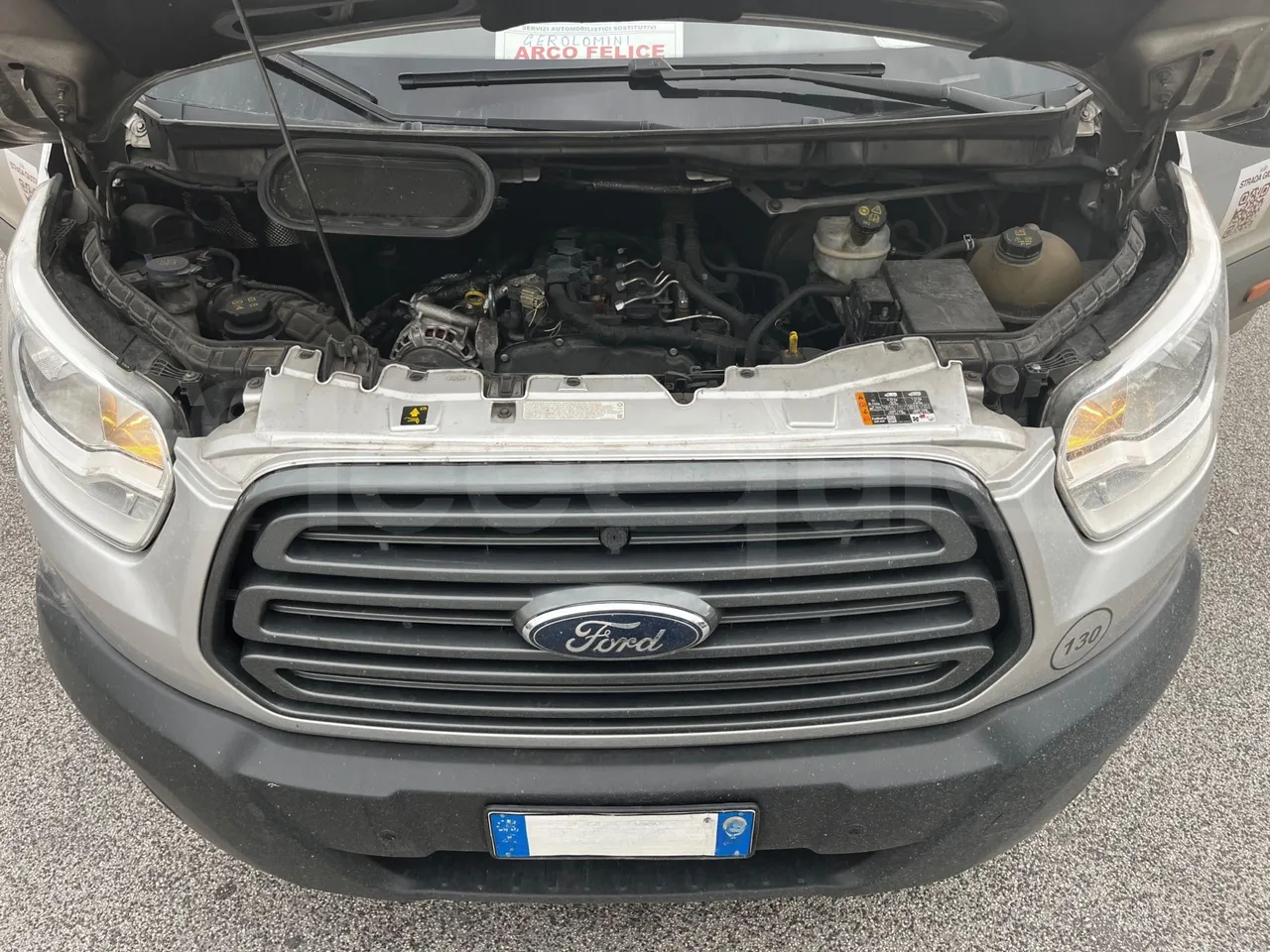 Ford Transit FBD -  Euro6 - 114kW - 6.704mt - rear hatch open