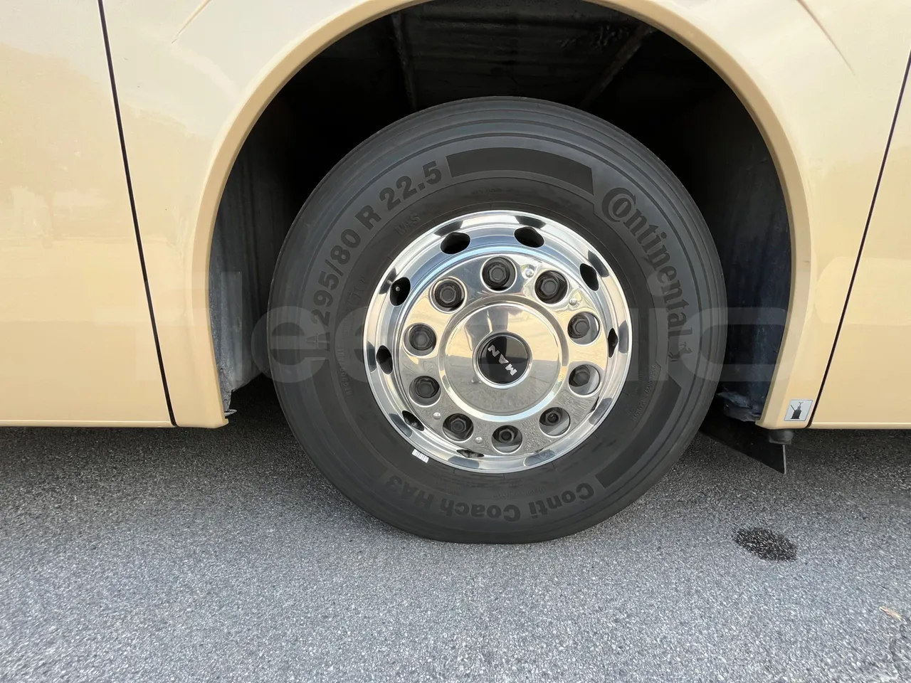Man Lion's Coach J0AAB -EUR6 -309kW -12.101m - front left tire measurements