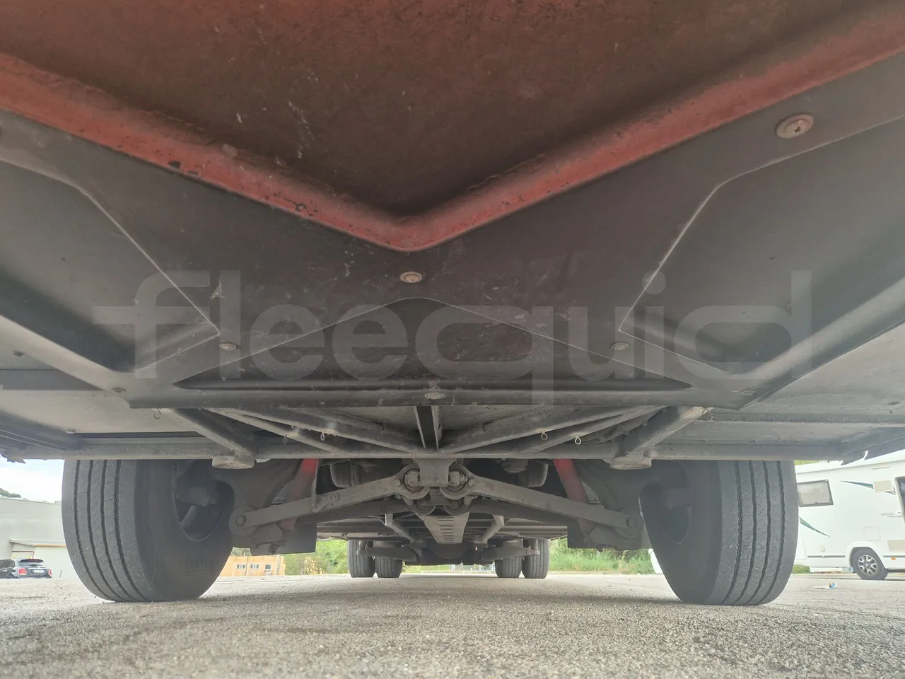 Van Hool Acron TX15 - EUR5 - 300kW - 12.2m - front undercarriage from front