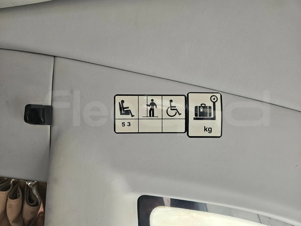 Irizar i6 12.37 - EUR6 - 320kW - 12.200m - seat plate photo