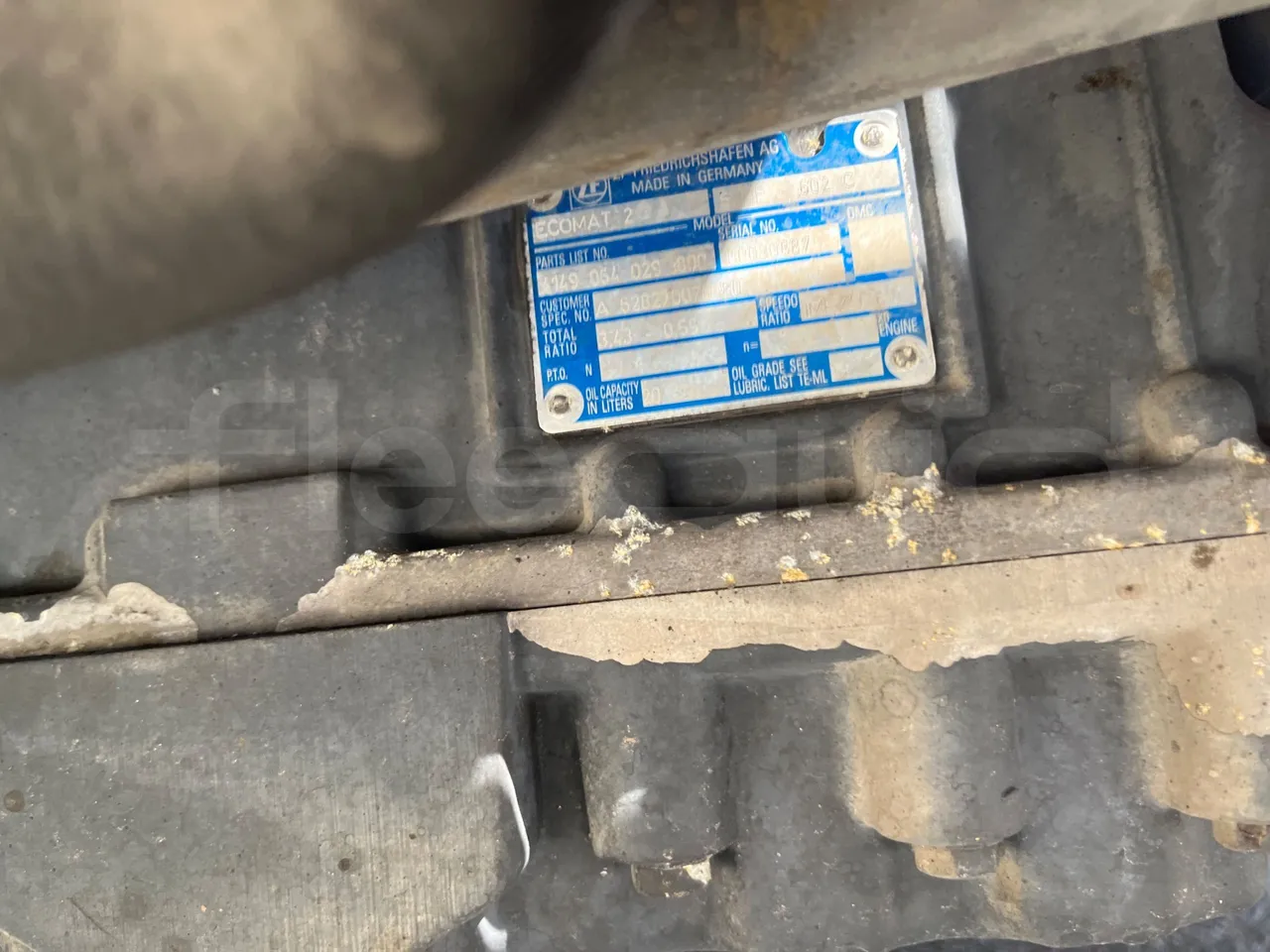 Mercedes-Benz Citaro G 0530 - Euro5 - 260kW - 17.940mt - gearbox plate photo