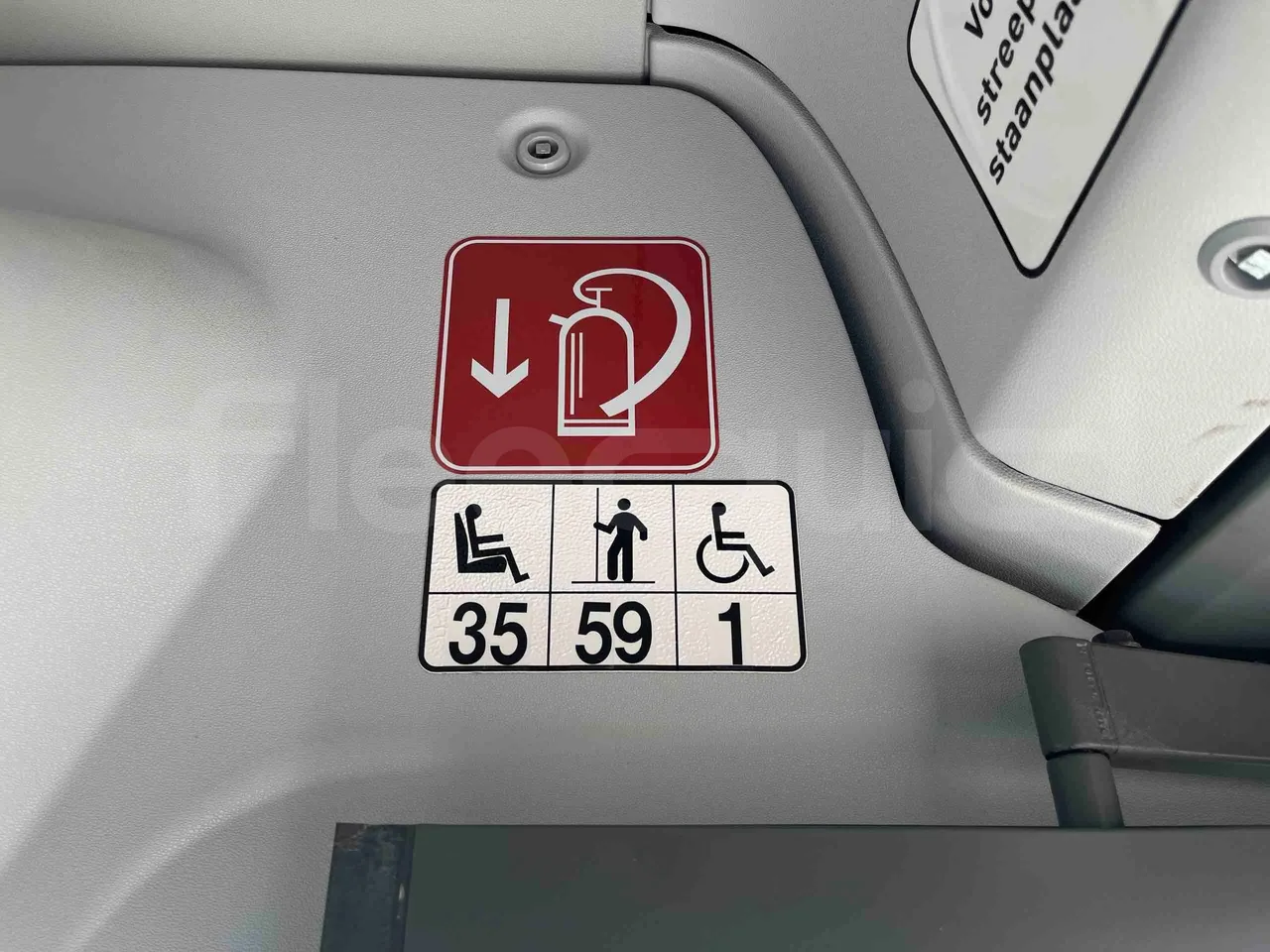 Mercedes-Benz Citaro - seat plate photo