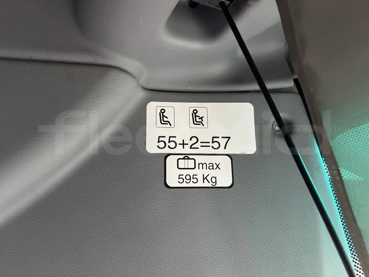 Irisbus New Domino 397E/12.40 - EUR5/331KW/12.410MT - seat plate photo