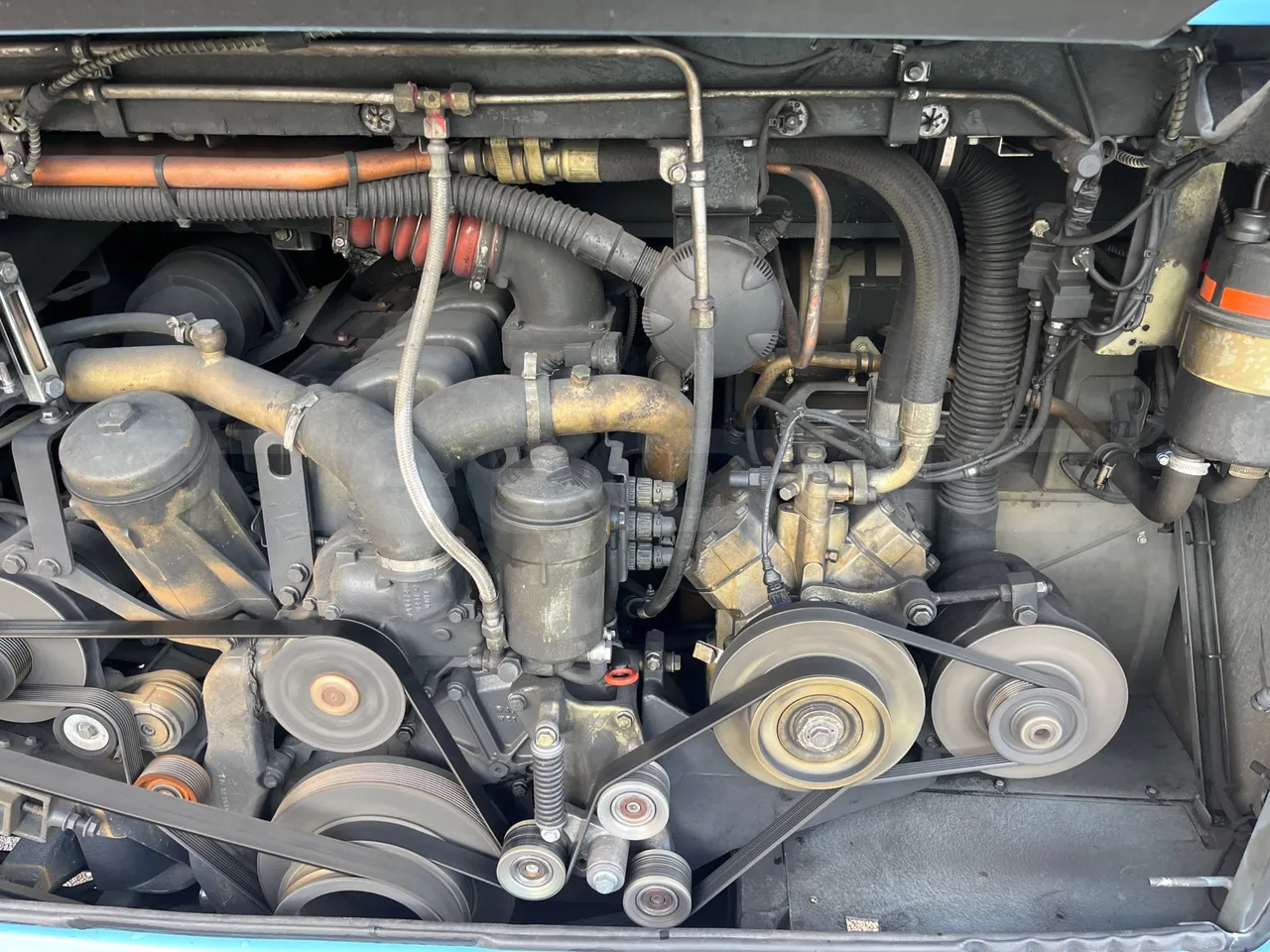 Mercedes-Benz Tourismo 632 02 - EUR5 - 315kW - 12.960m - 11967cc - engine plate photo