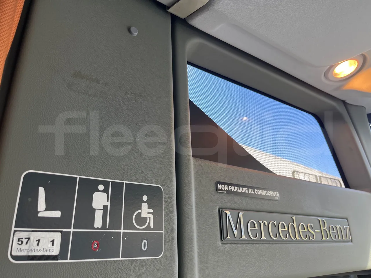 Mercedes-Benz Tourismo 632 02 - EUR5 - 315kW - 12.960m - 11967cc - seat plate photo