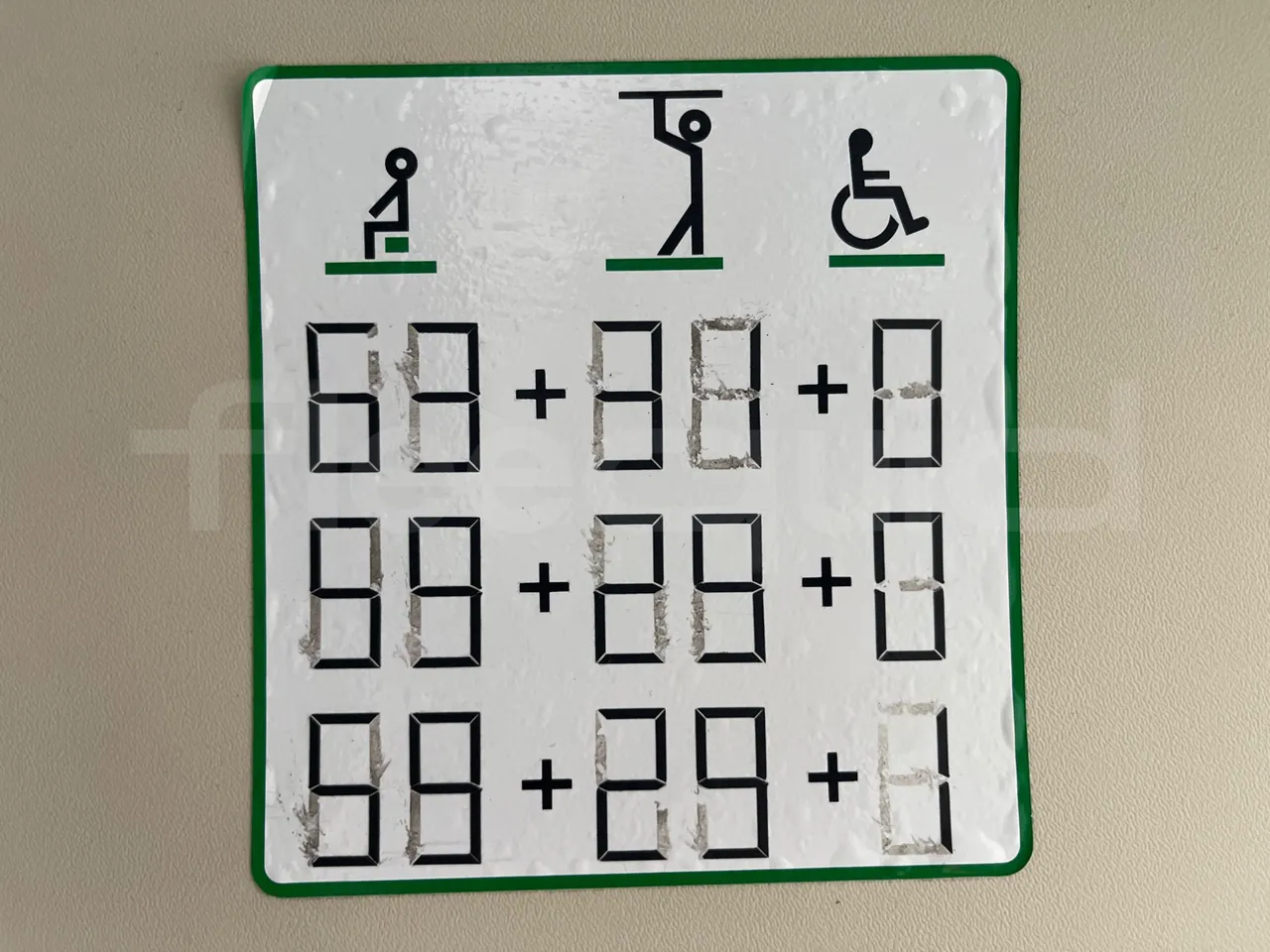 Iveco Recreo SFR160 - Euro5 - 243 kW - 12.760 mt - seat plate photo