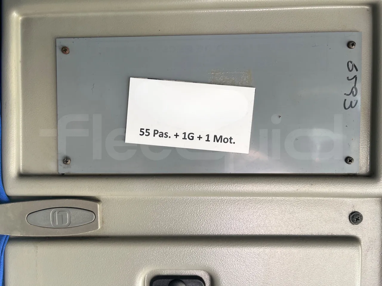 Volvo B12 B - 2008 - Euro4 - 309kW - 12.200mt - seat plate photo