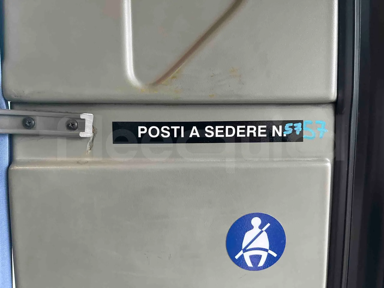 Irisbus Domino 391E.12.38 - EUR2 -276kW -12m - seat plate photo