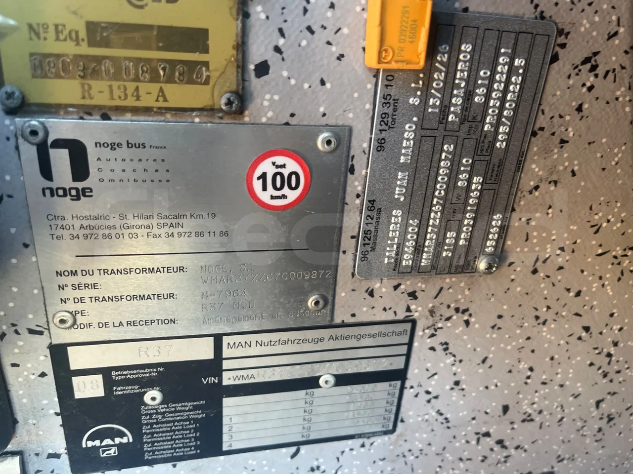 Man Noge TITANIUM - Euro4 - 353kW - 13.980mt - vehicle plate photo