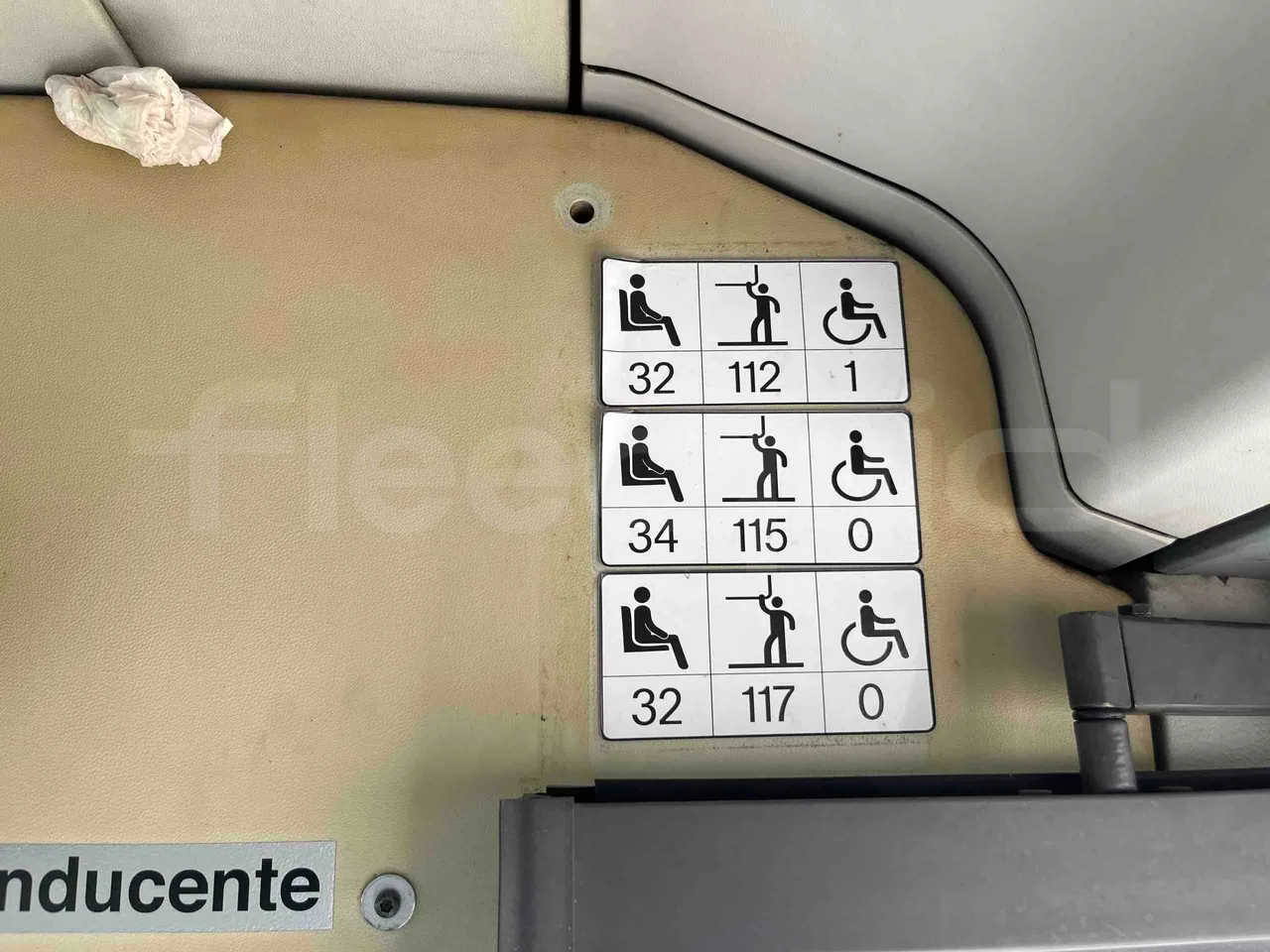Mercedes-Benz Citaro G - Seats Plate