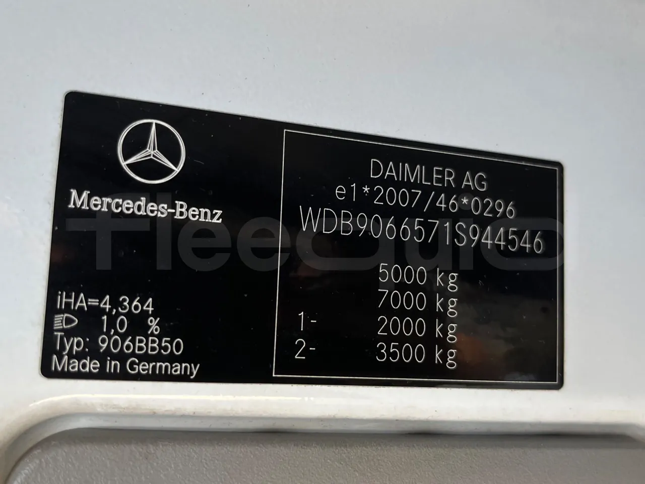 Mercedes-Benz MB906 BB50/Euro 6 - 120 Kw - 7,361 Mt - onboard devices 3