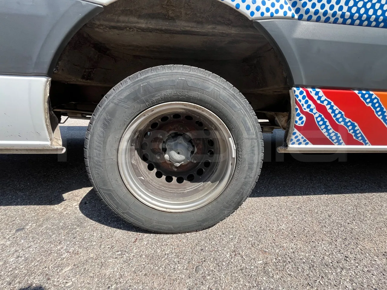 Mercedes-Benz MB906 BB50/Euro 6 - 120 Kw - 7,361 Mt - front left tire measurements