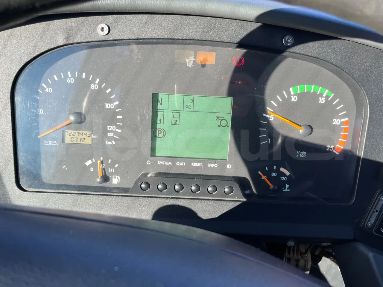 Mercedes-Benz Integro E5 4 - Euro5 - 220kW - 12.140mt - dashboard lights on