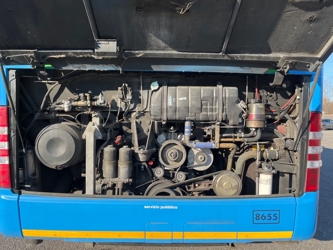 Mercedes-Benz Integro E5 4 - Euro5 - 220kW - 12.140mt - rear hatch open